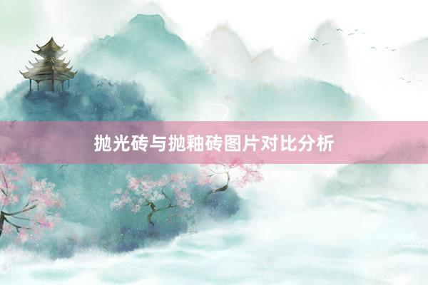 抛光砖与抛釉砖图片对比分析